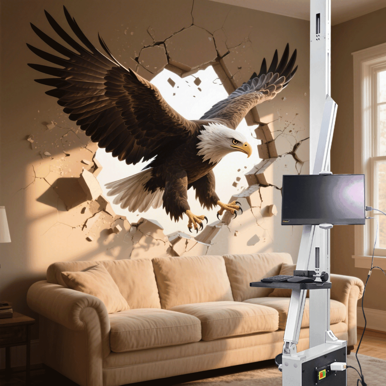 Eagle 3D Illusion
