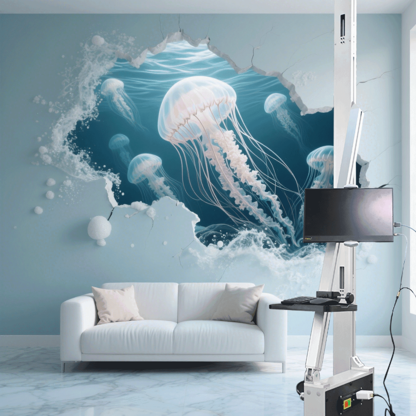 Underwater 3D Illusion